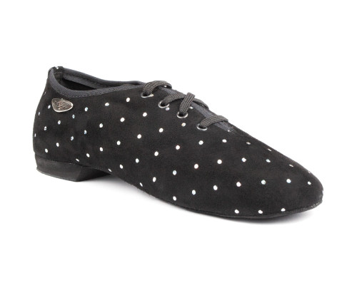Portdance Damen Jazz Sneakers PD J001 - Schwarz Disco