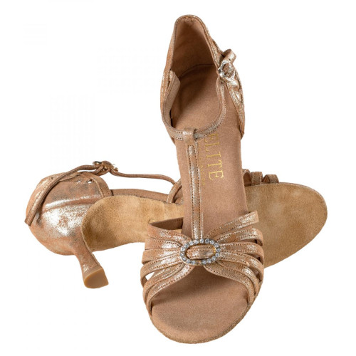 Rummos Dames Dansschoenen Elite Karina 168 - Tan Cuarzo - 7 cm