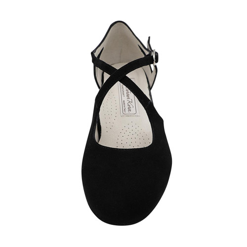 Werner Kern Femmes Chaussures de Danse Gala - Suède Noir  - Größe: UK 4,5