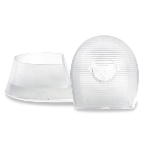 Diamant protectores de calcanhar [Transparent - 1 par]