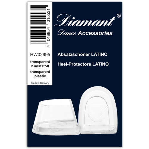 Diamant Absatzschoner Latino [Transparent - 1 Paar]