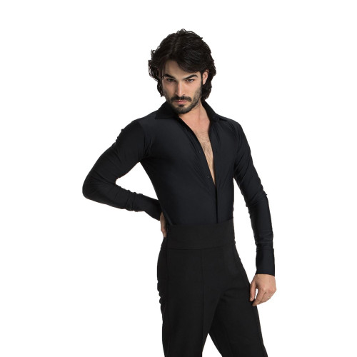 Intermezzo Mens Tanzhemd/Body with sleeves long 31077 Bodycamil