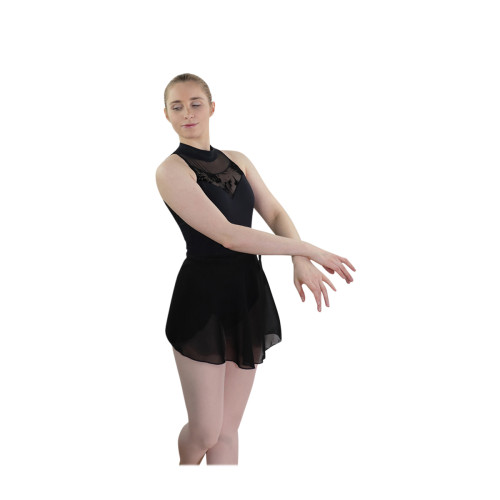Intermezzo Ladies Ballet skirt/Wrap skirt 7555 Giselle - Black (037) - Size: S