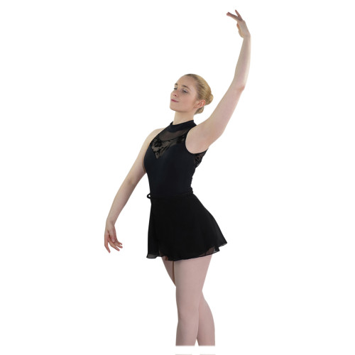 Intermezzo Ladies Ballet skirt/Wrap skirt 7555 Giselle - Black (037) - Size: S