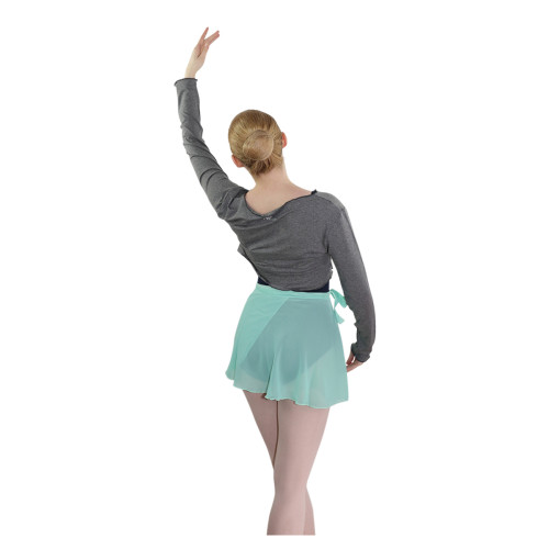 Intermezzo Dames Ballet warming-up Cropped Top/Shirt mouven lang 6428 Topvis Dans