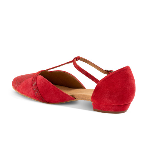 Rummos Women´s dance shoes Ivy 028-118 - Nubuck Red