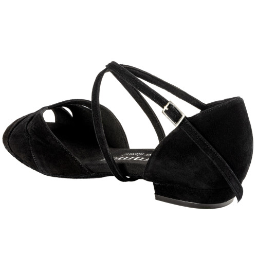 Rummos Mujeres Zapatos de Baile Lola - Nobuk Negro - Normal - 20 Block - EUR 38,5