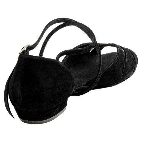 Rummos Femmes Chaussures de Danse Lola - Nubuck Noir - Normal - 20 Block - EUR 38.5