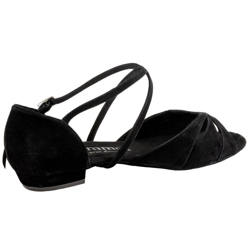 Rummos Donne Scarpe da Ballo Lola - Nubuck Nero - Medium (Normale) - 20 Block - EUR 37