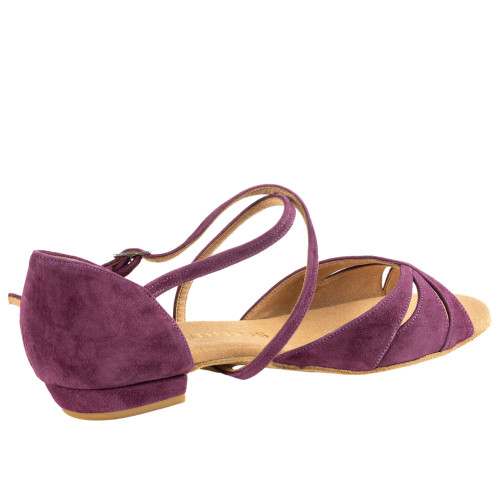 Rummos Mujeres Zapatos de Baile Lola - Nobuk Burgundy - Normal - 20 Block - EUR 39