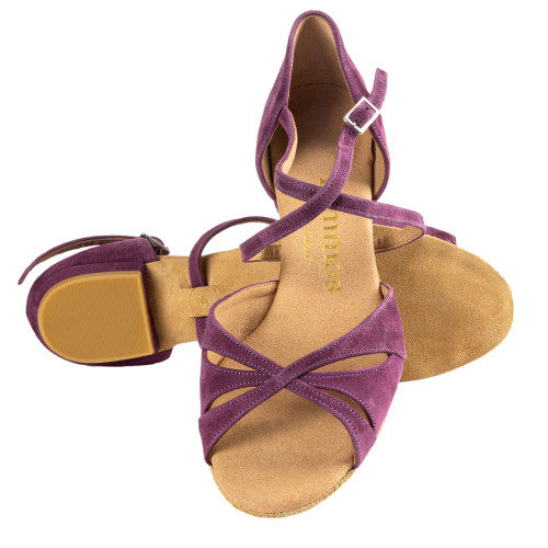 Rummos Women´s dance shoes Lola - Nubuck Burgundy - Normal - 20 Block - EUR 39