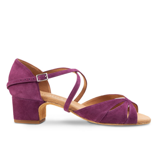 Rummos Damen Tanzschuhe Lola - Burgundy - 4 cm