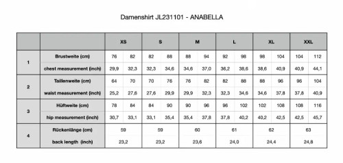 MALY Damen Tanz-Shirt CARINA