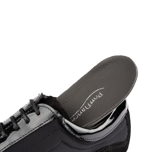 PortDance Mens Dance Sneakers PD035 - Neopren/Nubuck Black - 1,5 cm
