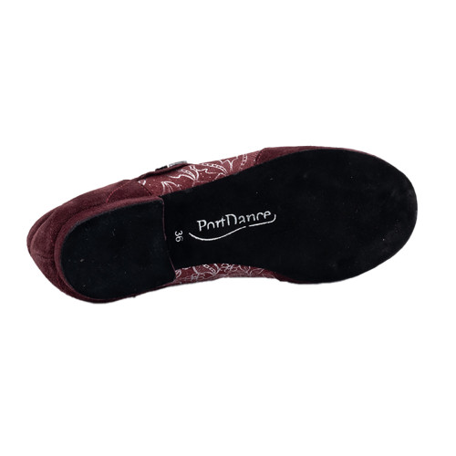 PortDance Mujeres Zapatos de Práctica PD09 - Bordeaux