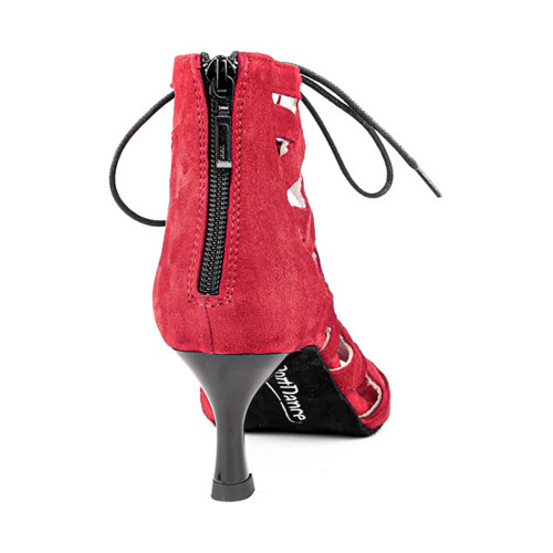 PortDance Dames Dansschoenen PD804N - Rood - 5 cm