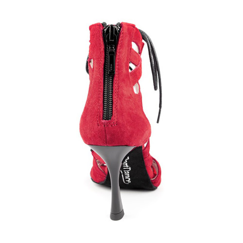 Portdance dames dansschoenen PD804N - Rood - 7 cm