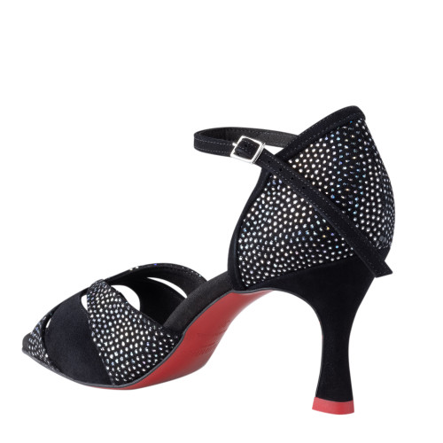 Rummos Mujeres Zapatos de Baile Elite Paloma - Nubuck Negro - 6 cm