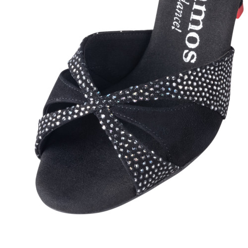 Rummos Donne Scarpe da Ballo Elite Paloma - Nubuck Nero - 6 cm