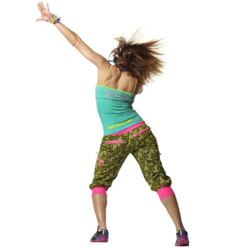 Zumba® Party Instructor Spaghetti Tank - Zumba Green [Extra Small]