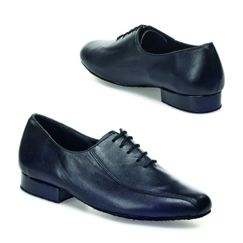 Rummos Homens Ballroom Sapatos de Dança R313 - Pele Preto - Normal - 25 Ballroom - EUR 43