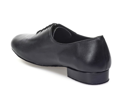 Rummos Hombres Ballroom Zapatos de Baile R313 - Cuero Negro - 2,5 cm