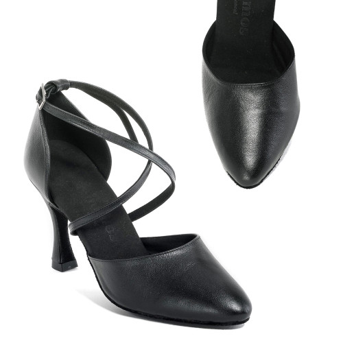 Rummos Women´s dance shoes R329 - Leather Black - 6 cm