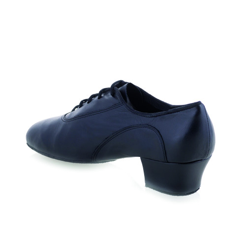 Rummos Garçons Latine Chaussures de Danse R342CH - Cuir Noir - 4,5 cm