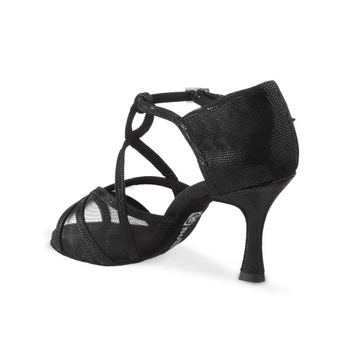 Rummos Damen Tanzschuhe R365 - Leder Schwarz - 7 cm