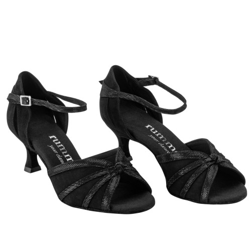 Rummos Women´s dance shoes R367 - Leather Black - 5 cm