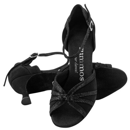 Rummos Donne Scarpe da Ballo R367 - Pelle Nero - 5 cm