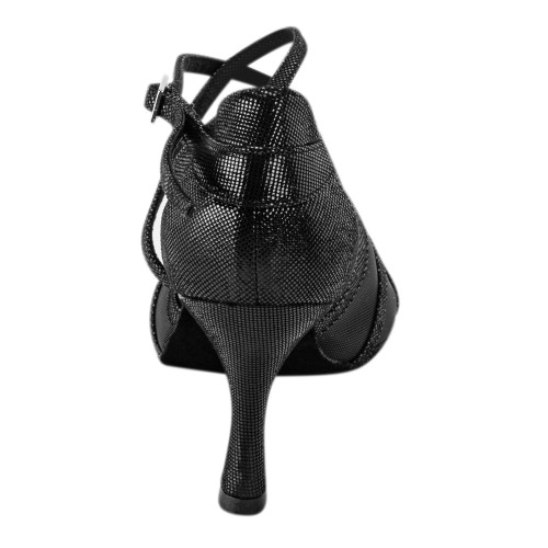 Rummos Damen Tanzschuhe R368 - Leder Schwarz - 6 cm