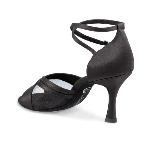 Rummos Dames Dansschoenen R370 - Satijn Black - 7 cm