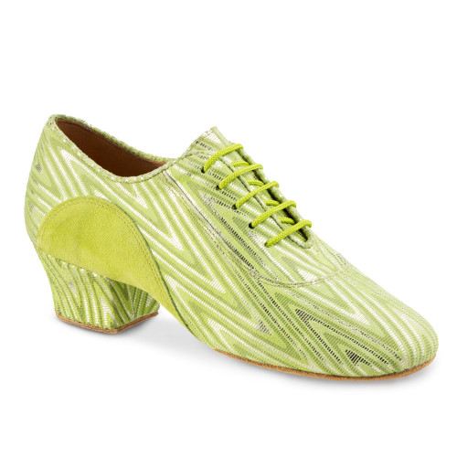 Rummos Femmes Chaussures d'entraînement R377 - Cuir/Nubuck Neon Vert - 4,5 cm