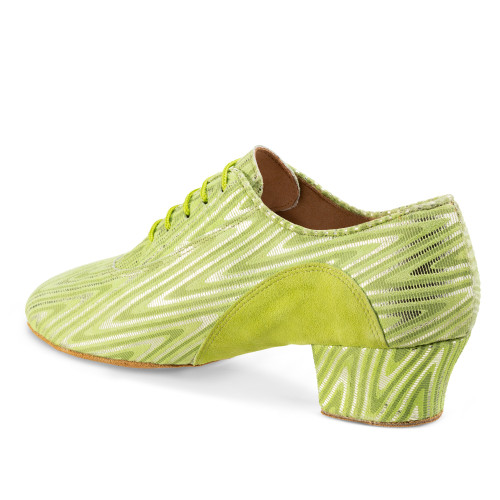 Rummos Mulheres Sapatos de treino R377 - Pele/Nobuk Neon Verde - 4,5 cm