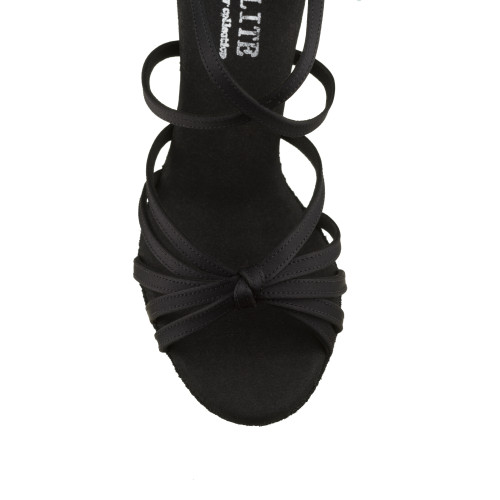 Rummos Mujeres Zapatos de Baile R380 - Satén Negro - 7 cm