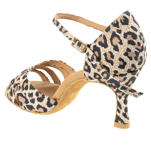 Rummos Mulheres Sapatos de Dança R383 - Pele Leopardo - 6 cm