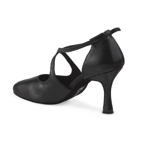 Rummos Mulheres Sapatos de Dança R425 - Pele Preto - 7 cm
