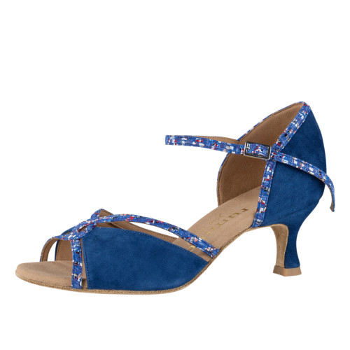 Rummos Donne Scarpe da Ballo R550 - Nubuck/Pelle Indico Blu - 5 cm