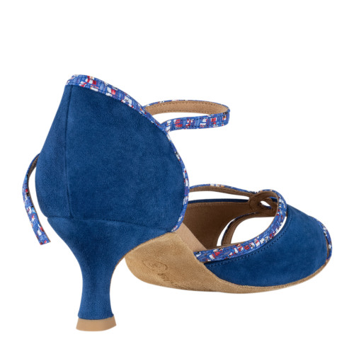 Rummos Dames Dansschoenen R550 - Nubuck/Leer Indico Blue - 5 cm