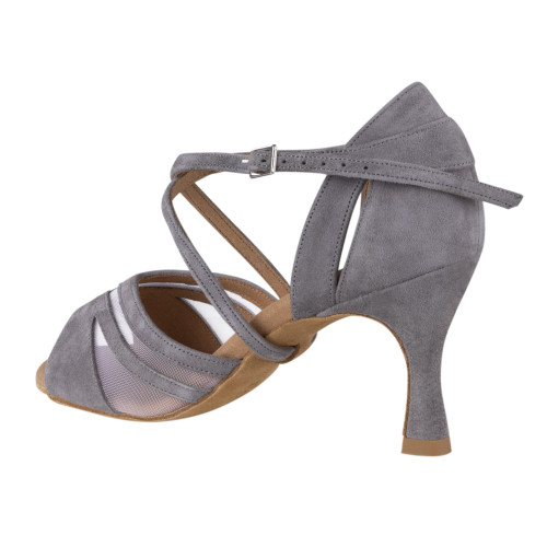 Rummos Mujeres Zapatos de Baile Doris - Nobuk Gris - 6 cm