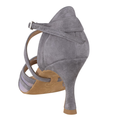 Rummos Mujeres Zapatos de Baile Doris - Nobuk Gris - 6 cm