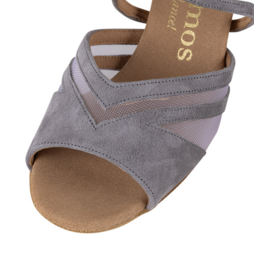 Rummos Mujeres Zapatos de Baile Doris - Nobuk Gris - 6 cm