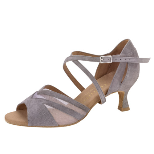 Rummos Mujeres Zapatos de Baile Doris - Nobuk Gris - 5 cm