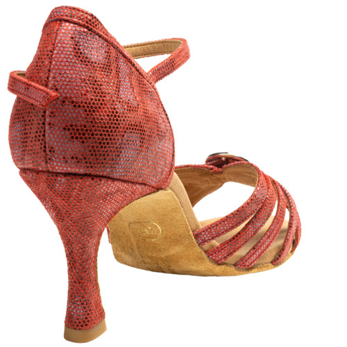 Rummos Women´s dance shoes Elite Karina 205 - Leather Histrix Red - 6 cm