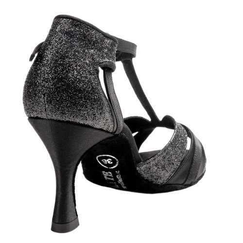 Rummos Mulheres Sapatos de dança Elite Martina - Cetim Preto - 6 cm