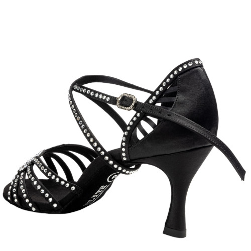 Rummos Mulheres Sapatos de dança Elite Eris 041S - Cetim Preto - 6 cm