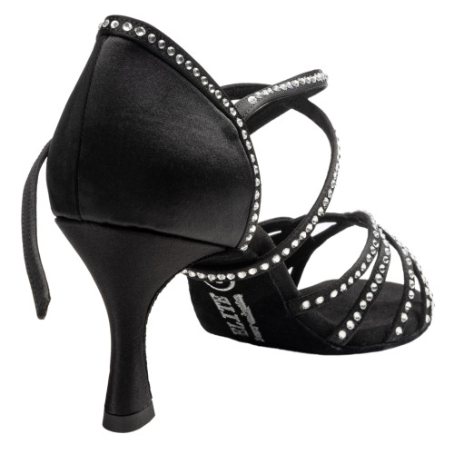 Rummos Mulheres Sapatos de dança Elite Eris 041S - Cetim Preto - 6 cm
