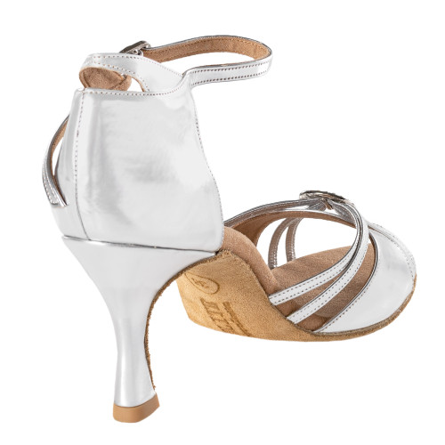 Rummos Women´s dance shoes Elite Bella - Leather Silver - 6 cm