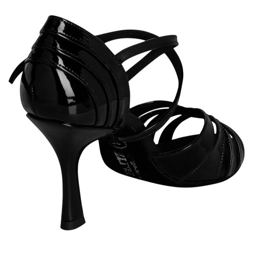 Rummos Women´s dance shoes Elite Paris 035 - Patent Black - 7 cm